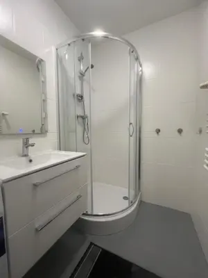 Łazienka w obiekcie Pokoje Metro Imielin
