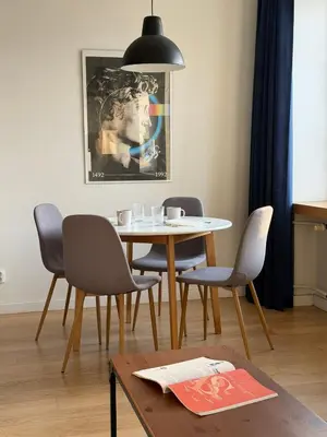 Część wypoczynkowa w obiekcie Plac Konstytucji Panorama Suite with AC