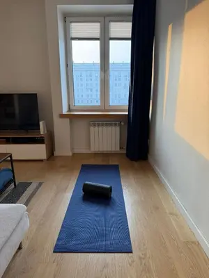 Telewizja i/lub zestaw kina domowego w obiekcie Plac Konstytucji Panorama Suite with AC