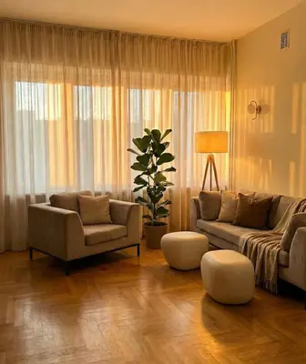 Część wypoczynkowa w obiekcie Maison Beige by VAYA STAYS