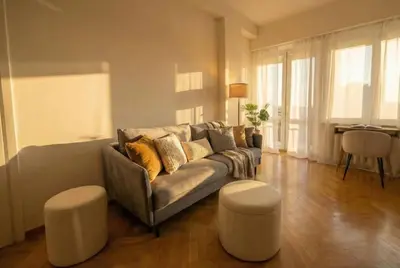 Część wypoczynkowa w obiekcie Maison Beige by VAYA STAYS