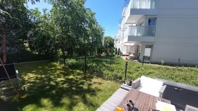 Ogród w obiekcie Spacious studio with garden