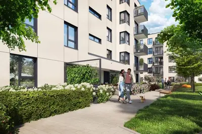 Goście zatrzymujący się w obiekcie 20 min od centrum Warszawy przytulny apartament z ogródkiem