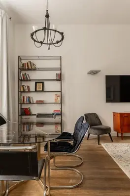 Część wypoczynkowa w obiekcie Warsaw Concierge Freta