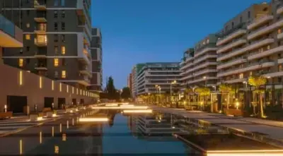 Budynek, w którym mieści się apartament