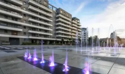 Budynek, w którym mieści się apartament