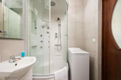 Plan piętra w obiekcie Praga Grajewska Comfort Studio by BookingHost