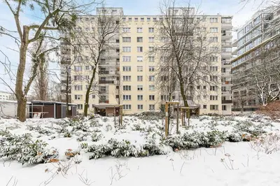 Obiekt Lumina apartment near center of Warsaw zimą