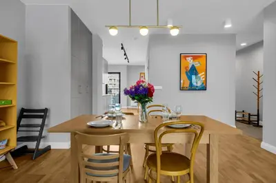 Część wypoczynkowa w obiekcie Rydygiera Prestige Suites - 104m2, Parking, Balcony - by Rentujemy