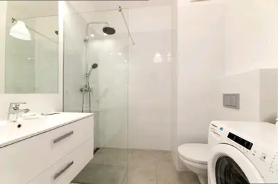 Łazienka w obiekcie Apartamenty Studio Mennica Residence