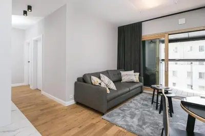 Część wypoczynkowa w obiekcie Urban Apartaments - Great Location - City Center - Mennica 41