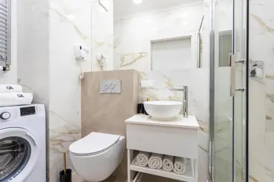 Łazienka w obiekcie Mennica Residence Warsaw - One Bedroom Apartment
