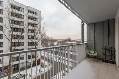 Balkon lub taras w obiekcie Żupnicza 20 by Homeprime