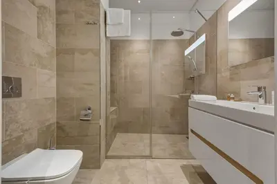 Łazienka w obiekcie Mokotów Cybernetyki Three Apartments Warsaw