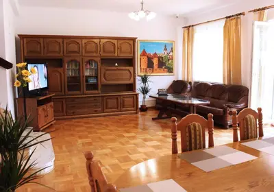 Telewizja i/lub zestaw kina domowego w obiekcie Gostiny Dom Agatowa, Targówek