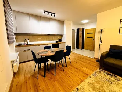 Kuchnia lub aneks kuchenny w obiekcie Green Bemowo! Free Garage! - BOOK IT WARSAW