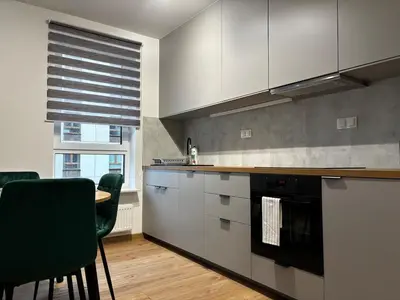 Kuchnia lub aneks kuchenny w obiekcie Green Bemowo 2! Garage! - BOOK IT WARSAW