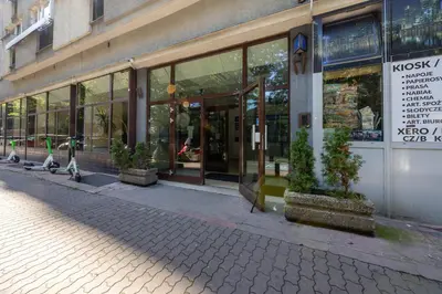 Budynek, w którym mieści się apartament