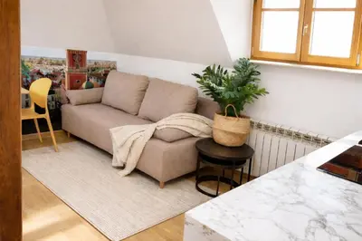 Część wypoczynkowa w obiekcie Castle apartment Piwna