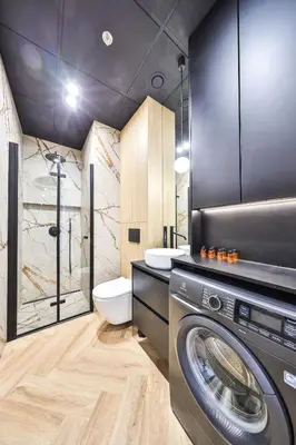 Łazienka w obiekcie Kasprzaka 29 Wola Tower Apt z Wanną i Widokiem Na Panoramę Centrum By Perfect Apart 1231