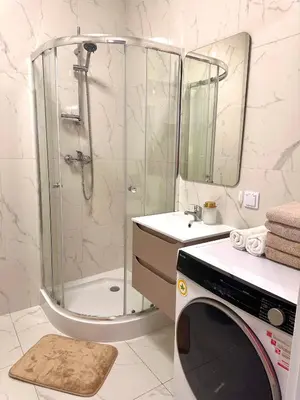 Łazienka w obiekcie Apartament A142 , near Airport Chopin , free parking
