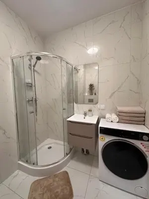 Łazienka w obiekcie Apartament A142 , near Airport Chopin , free parking