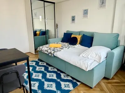 Część wypoczynkowa w obiekcie Dream Life Apartment