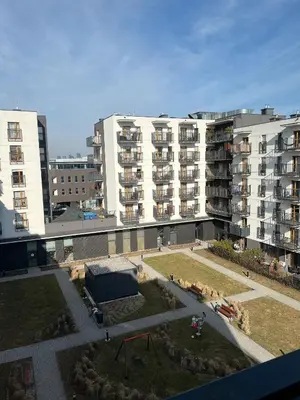Budynek, w którym mieści się apartament