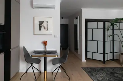Część wypoczynkowa w obiekcie Warsaw Center - 2 Room - Rondo ONZ - PlayStation 5