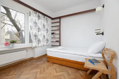 Część wypoczynkowa w obiekcie Rzymska Warsaw House Apartment by Solarento
