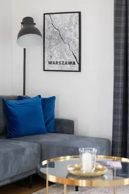 Część wypoczynkowa w obiekcie Green Apartments Bora-Komorowskiego by Solarento