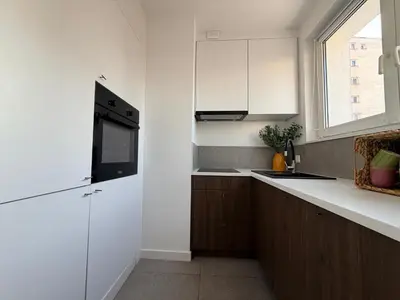 Kuchnia lub aneks kuchenny w obiekcie Pańska 55 Comfort Studio by OhMyHome