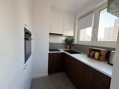 Kuchnia lub aneks kuchenny w obiekcie Pańska 55 Comfort Studio by OhMyHome