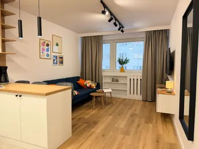 Część wypoczynkowa w obiekcie Modern Comfort Apartment by OhMyHome Zgoda 9