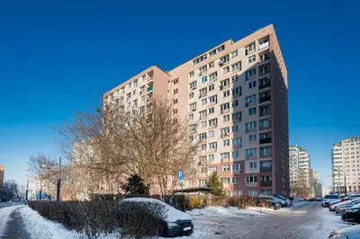 Budynek, w którym mieści się apartament