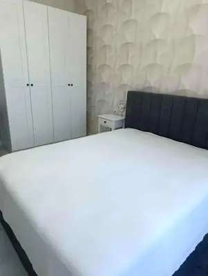 Łóżko lub łóżka w pokoju w obiekcie Apartment Miejski Punkt