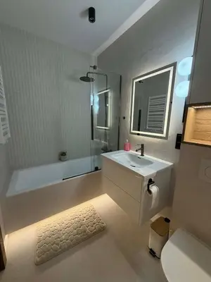 Łazienka w obiekcie Blue Apartment Na Okrzei