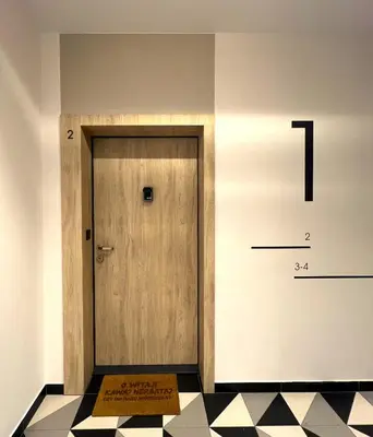 Plan piętra w obiekcie Apartamenty Domaniewska