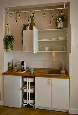 Kuchnia lub aneks kuchenny w obiekcie Studio 68 Apartament Warszawa Centrum