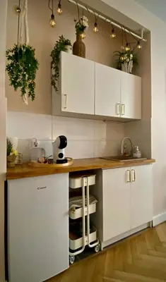 Kuchnia lub aneks kuchenny w obiekcie Studio 68 Apartament Warszawa Centrum