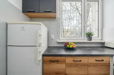 Kuchnia lub aneks kuchenny w obiekcie Lumina cozy 3-room apartment in Warsaw