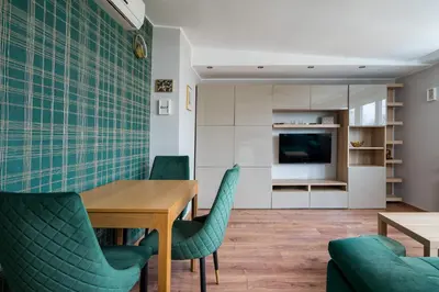 Kuchnia lub aneks kuchenny w obiekcie Ogród Saski Harmony Apartment by BookingHost