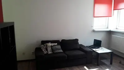 Część wypoczynkowa w obiekcie Apartment w zielonej części Warszawy
