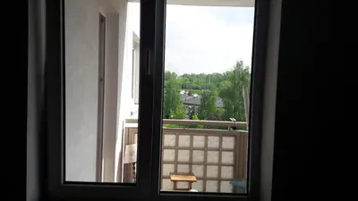 Balkon lub taras w obiekcie Apartment w zielonej części Warszawy