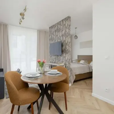 Unique Studio for 4 Guests with Underground Parking by Noclegi Renters