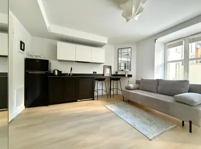 Kuchnia lub aneks kuchenny w obiekcie Cozy Stay Kępna Apartment