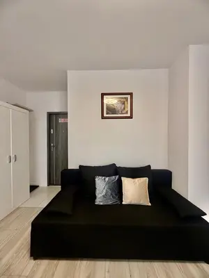 Część wypoczynkowa w obiekcie A&Y StudioApartments Galeria Mokotów Modzelewskiego