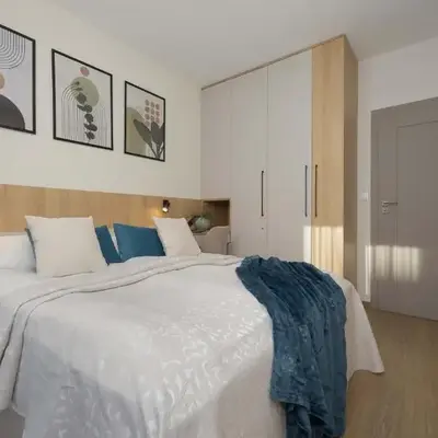 Comfortable Apartment in Warsaw for 4 Guests with Underground Parking by Noclegi Renters