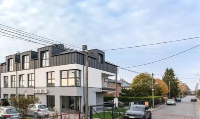 Budynek, w którym mieści się apartament