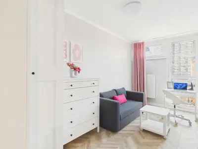 Część wypoczynkowa w obiekcie Waliców City Comfort Apartment by Solarento